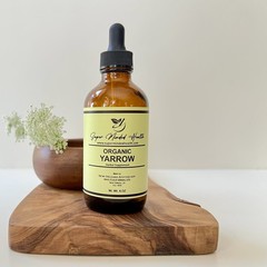 Yarrow Tincture | Organic | Achillea Millefolium | Whole-Body Wellness