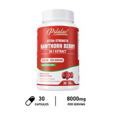 Hawthorn Berry 20:1 Extract 8000mg – Quality,Heart Health,Blood Pressure,Non-GMO