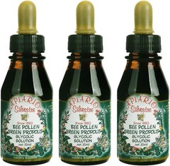 3-Pack – Apiario Silvestre Brazilian Bee Pollen & Green Propolis Glycolic Soluti
