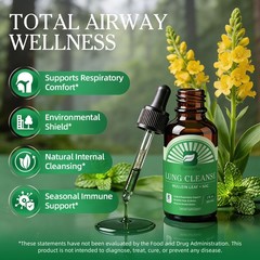 2Pack Mullein Leaf Natural Liquid Drops Extract 2 Oz Breath Lungs Respiratory