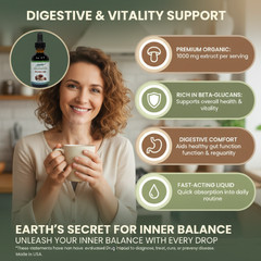 Mother Nature Porcini Mushrooms Dietary Supplements – 60 ML