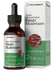 Reishi Mushroom Liquid Extract | 2 fl oz | Vegetarian | by Horbaach