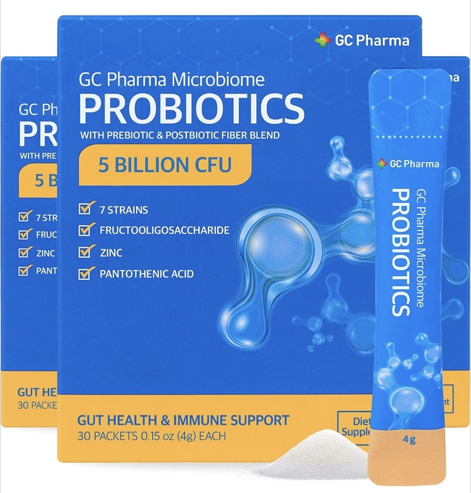 GC Pharma Probiotics Basic (30 Count, Pack of 1) – Stomach Friendly