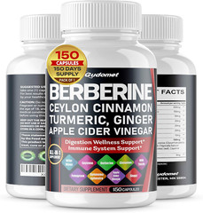 Berberine Ceylon Cinnamon – All-In-1 Supplement with Bitter Melon AVG Gymnema Sy