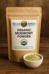 Organic Mugwort Powder – 100% Pure, Non-GMO Artemisia Vulgaris, Dream Enhancing