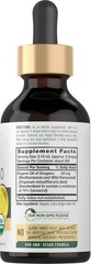 Nutrient-Rich Organic Oregano Oil Drops 2 fl oz – & Gluten Free Supplement