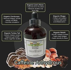 Instant Energy 20X 5-in-One Adaptogenic Mushroom Tincture 8oz