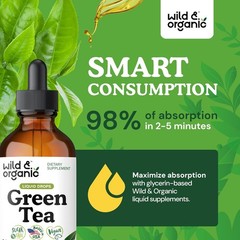 Green Tea Extract Liquid Drops – Antioxidant-Rich Green Tea Supplement -⭐️⭐️⭐️⭐