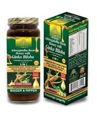 Organic Saffran Honey With Garlic & Black Seed 5 In 1, Vitamins A B and C By ESP
