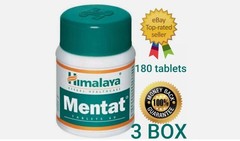 3x Himalaya MENTAT 60 Tablet, Herbal Vegetarian Botanical Wellness 180 Tabs