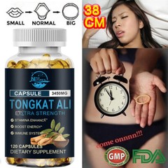 NEW TongkatAli Extract Strong 3450mg Non-GMO and Gluten FreeTestosterone Booster