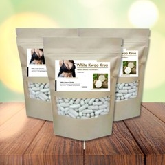 200 Capsules Pueraria Mirifica Extract, White Kwao krua, Breast Enlargement.