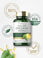 Powerful Oregano Oil Antibiotic Supplement for H Pylori Stomach Discomfort