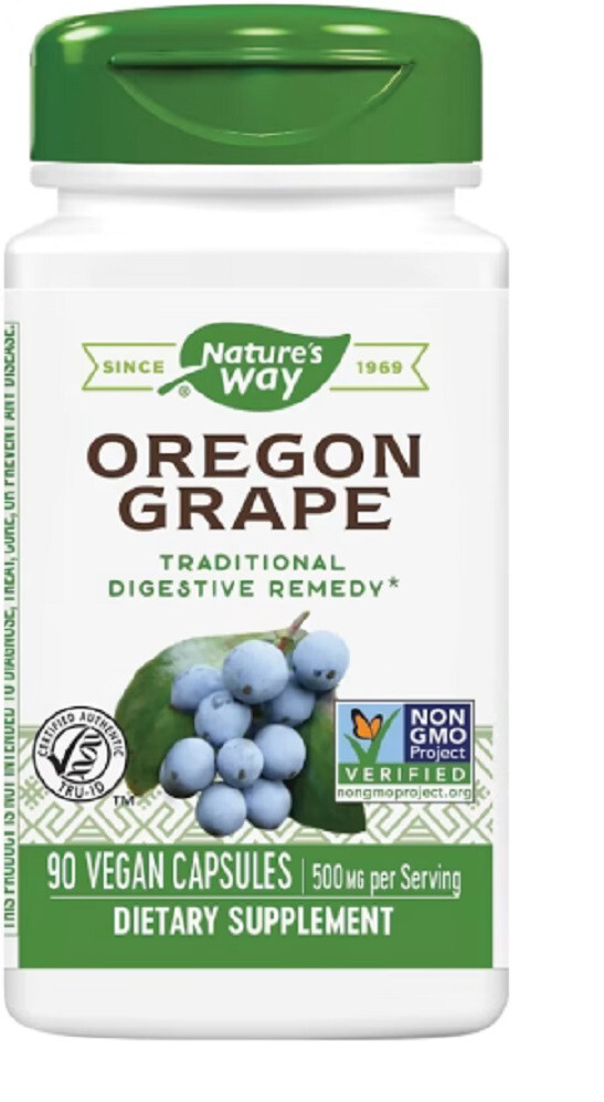Nature’s Way Oregon Grape (500mg) 90 vcaps