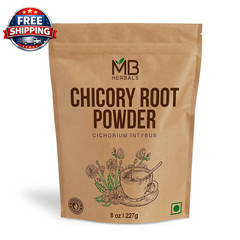 Instant Chicory Root Powder 227 Gram (0.5 Lb / 8 Oz) | Roasted & Granulated | Gl
