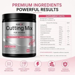 Cutting Mix Capsules with Berberine HCl, Ashwagandha Root Extract, Chromium Pico