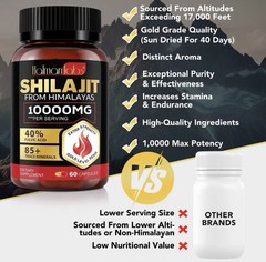 3Pack Pure Himalayan Shilajit, Soft Resin, Organic Extremely Potent, Fulvic Acid