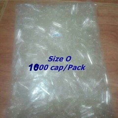 1000 Real Empty Vegetarian Clear Caps Capsule Size 0 Halal Vegan Refill Herbal