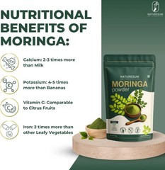Premium Moringa Oleifera Leaf Powder 100g | Pure, Natural & Fresh