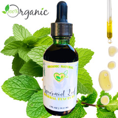 Spearmint Leaf Tincture Organic Liquid Herbal Drops Calm Mental Clarity Aid 2oz