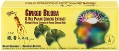 Prince of Peace Ginkgo Biloba Red Panax Ginseng Herbal Supplement 30 Count