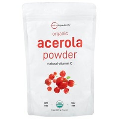 Organic Acerola Powder, 8 oz (227 g)