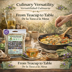 4 oz Salvia, Te de salvia, Salvia comun, Organic salvia, Sage leaves F/C