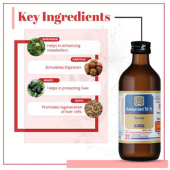 Aimil AMLYCURE D.S. Syrup 200ml | Herbal Ayurvedic for Liver Support