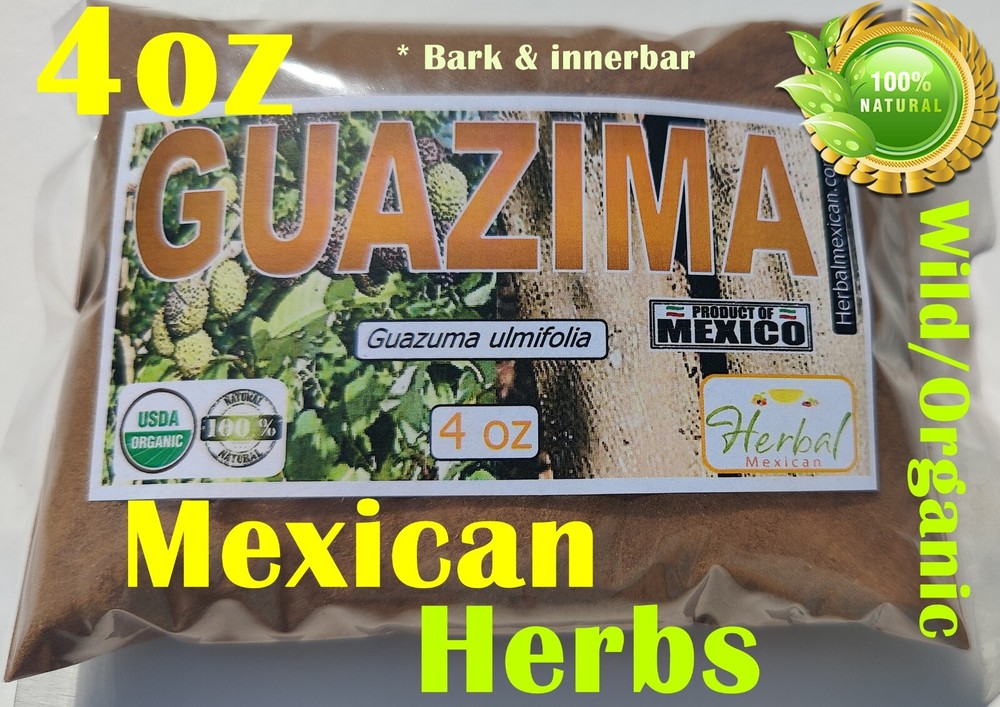 4oz guazima guásimo guácima guásima caulote cuaulote Guazuma ulmifolia bark