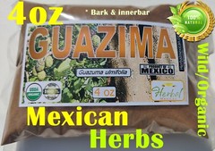 4oz guazima guásimo guácima guásima caulote cuaulote Guazuma ulmifolia bark