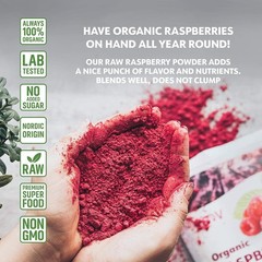 Non-GMO Freeze-Dried Raspberry Powder 6oz – Perfect for Recipes & Shakes