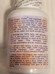 Herbal Supplements Intestinal Support 50% ORGANIC