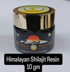 Himalayan Shilajit 100% Pure , Soft Resin, Boost Strength, Fulvic Acid – 10 Gm