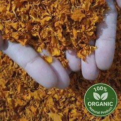 Dried Marigold Flower Petals Natural Herbal Skin Care Tea Tagetes erecta Organic