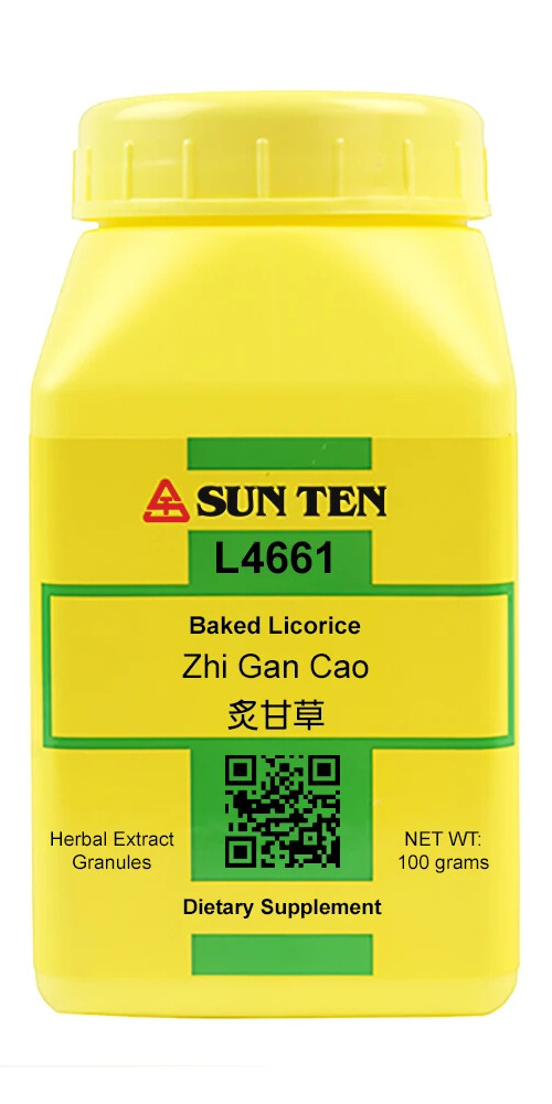 Sun Ten – Baked Licorice Granules / Zhi Gan Cao / 炙甘草, Powder, L4661, 100g