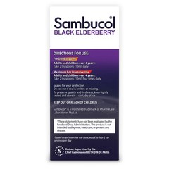 Sambucol Black Elderberry Immunity Antioxidant Syrup 7.8 fl oz 230mL