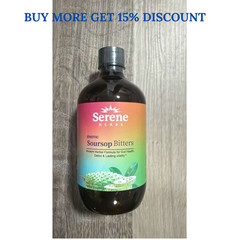 Exotic Soursop Bitters, 100% Pure Natural Organic Detox Herbs 16 oz