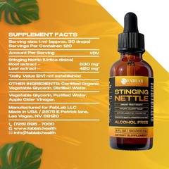 Stinging Nettle Liquid Tincture for Urinary Tract Support – USA Made! – 4 fl. oz