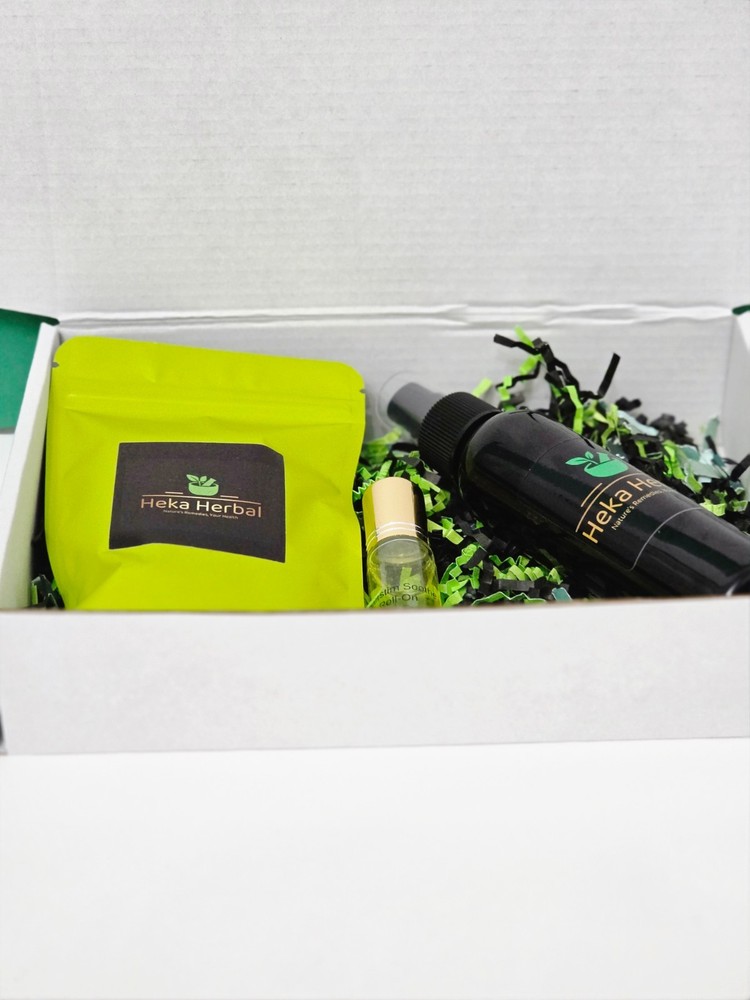 Herbal Wellness Gift Box | Tea Sampler & Aromatherapy Set | Heka Herbal