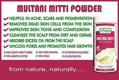 IYUSH Herbal Ayurveda Sandalwood Orange Peel & Multani Mitti Powder – 350 g