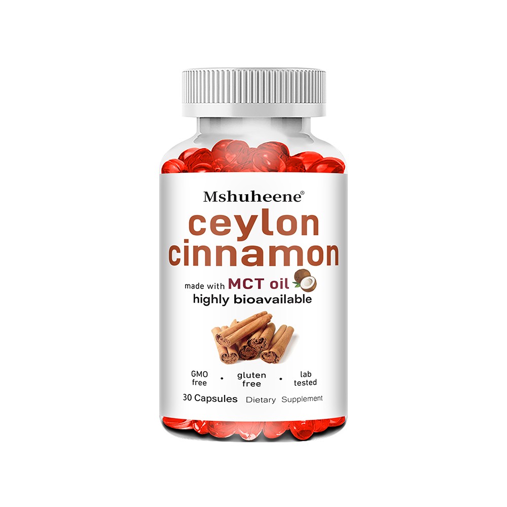 Ceylon Cinnamon Extract 600 Mg Softgels Blood Sugar Cardiovascular 30-120 Count