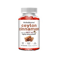 Ceylon Cinnamon Extract 600 Mg Softgels Blood Sugar Cardiovascular 30-120 Count