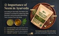 Neem Triple Complex T Cut, Blend of Neem Leaves, Bark, Flower (80:10: 10) 2 pack