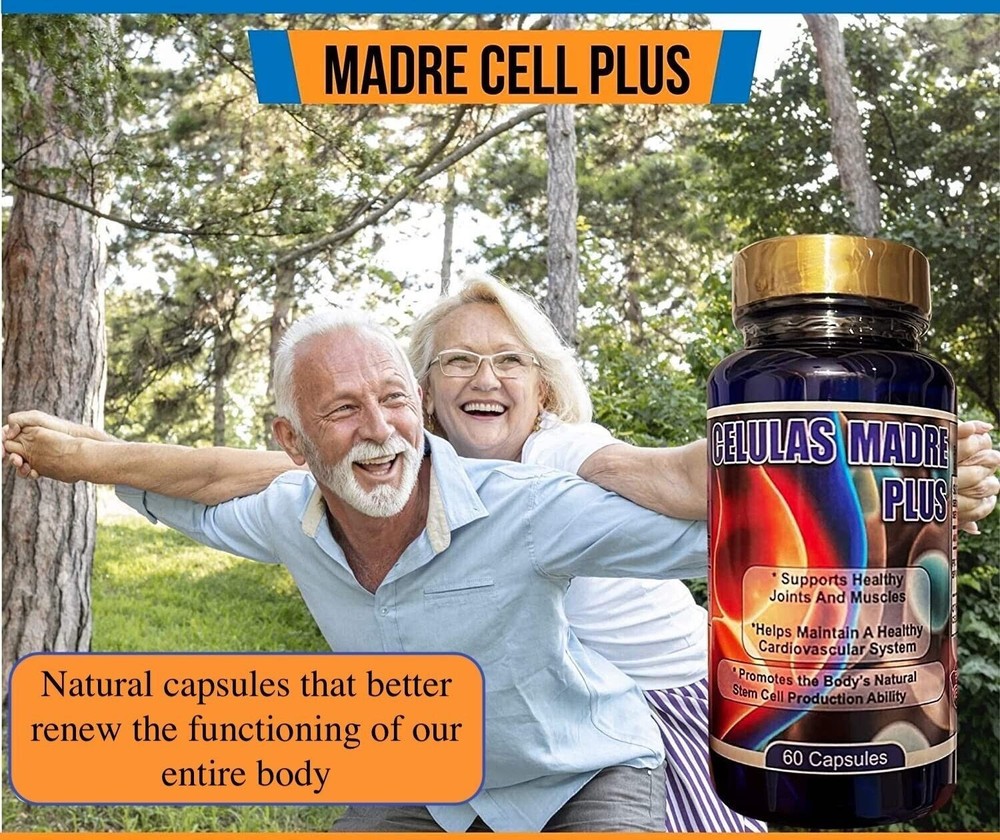 Herbal Dietary Supplement Celulas Madres Plus 1 Bottles x 60 Capsules