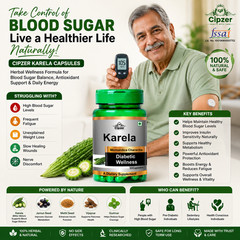 Cipzer Bitter Melon 30Capsule |Natural Blood Sugar Support |Powerful Antioxidant