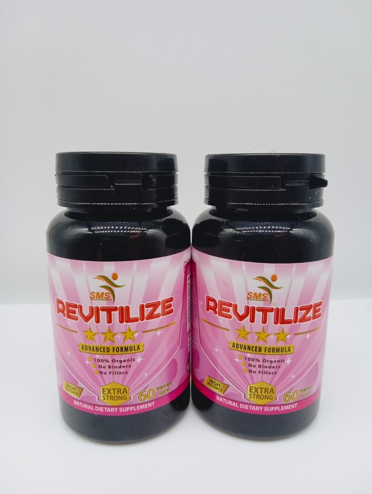 2X Revitalize By SMS Dietary Supplement 60 Caps Rejuvenate Women’s Health Aid
