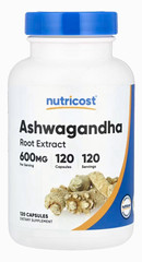 Nutricost Ashwagandha Root Extract 600mg Capsules, 120 Count Oral Supplement