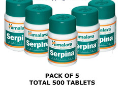 Serpina Himalaya 100 Tablets Herbal Product USA Seller Free Shipping (Pack Of 5)
