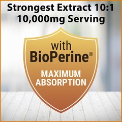240 Turmeric 95% Curcumin BioPerine Black Pepper Pills 10,000mg Extract Tumeric