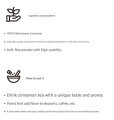 100% Natural Cinnamon Powder 300g Korean Medicinal Powder Herbal Powder Kbeauty